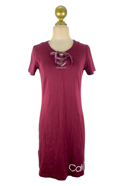Vestido Calvin Klein Vino